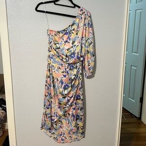 Colorful print dress